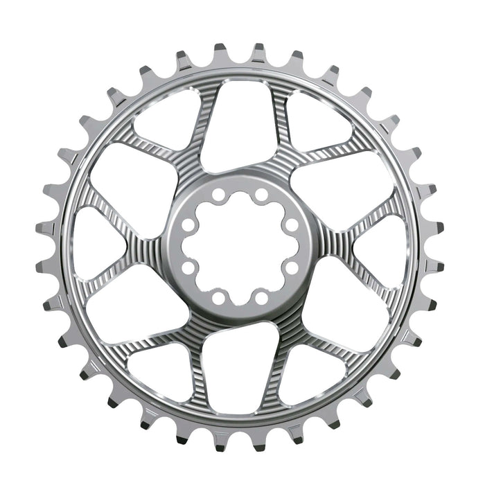 Works Components Round Chainring, SRAM 8-Bolt, 32T, Boost 3mm, Slv