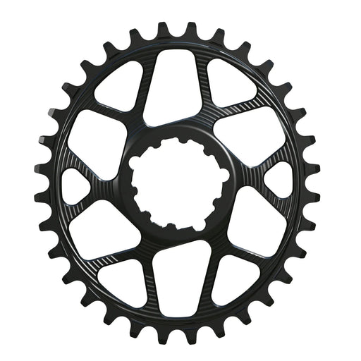 Works Components Oval Chainring, SRAM 3-Bolt, 34T, Boost 3mm, Blk