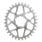 Works Components Oval Chainring, SRAM 3-Bolt, 32T, Boost 3mm, Slv