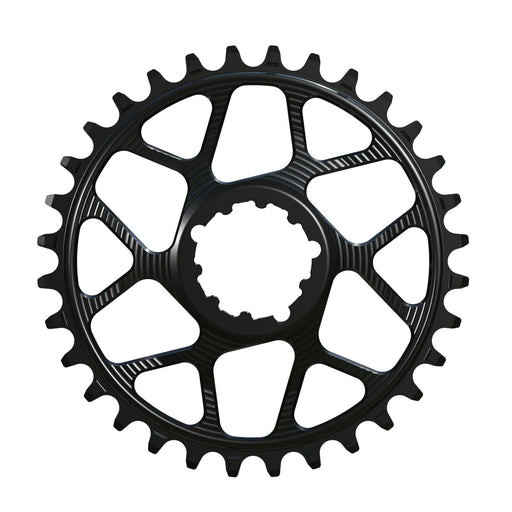 Works Components Round Chainring, SRAM 3-Bolt, 28T, Boost 3mm, Blk