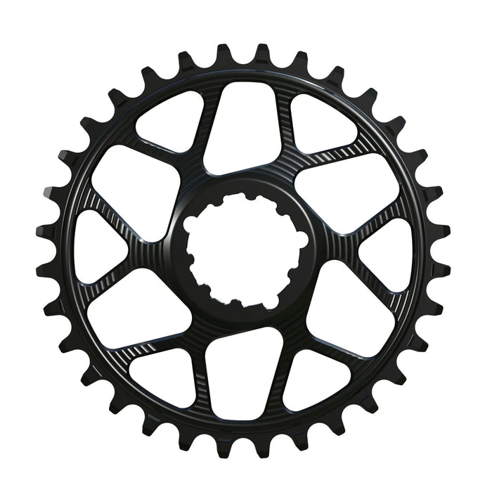 Works Components Round Chainring, SRAM 3-Bolt, 28T, Boost 3mm, Blk