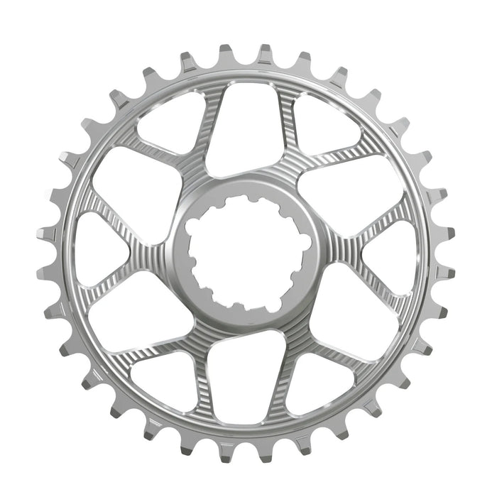 Works Components Round Chainring, SRAM 3-Bolt, 30T, Boost 3mm, Slv
