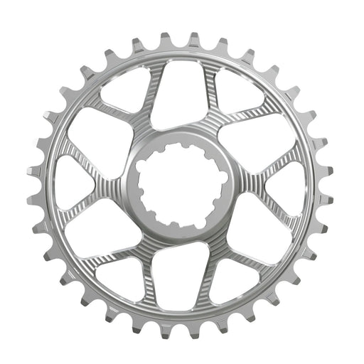 Works Components Round Chainring, SRAM 3-Bolt, 28T, Boost 3mm, Slv