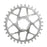 Works Components Round Chainring, SRAM 3-Bolt,40T, 6mm Offset, Silver
