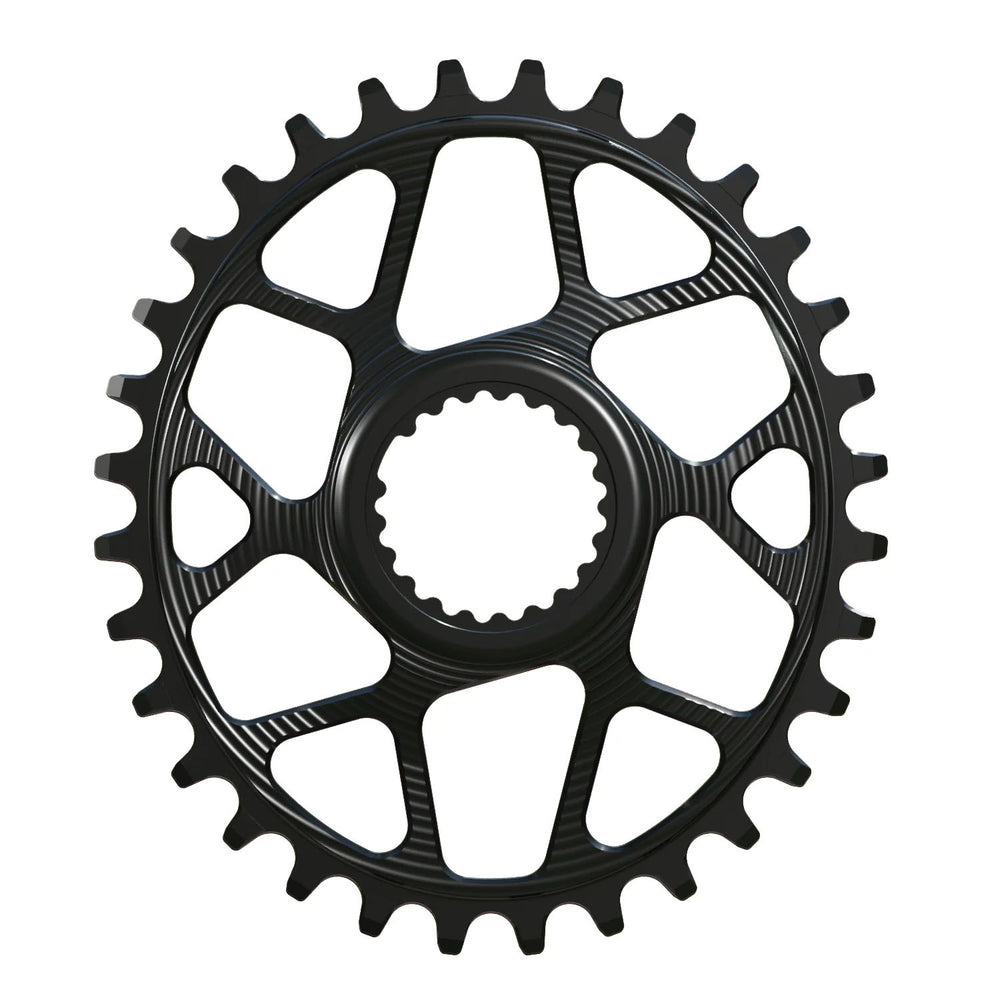 Works Components Oval Chainring, Shimano DM, 30T, Boost 3mm, Blk