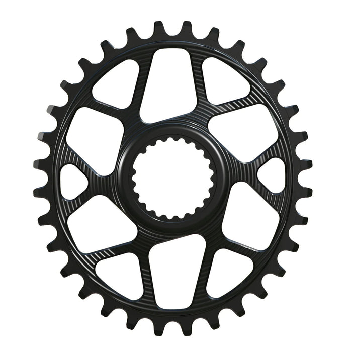 Works Components Oval Chainring, Shimano DM, 30T, Boost 3mm, Blk