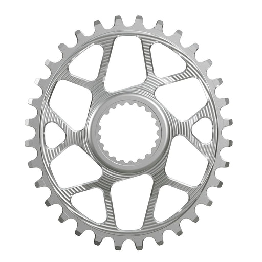 Works Components Oval Chainring, Shimano DM, 32T, Boost 3mm, Slv