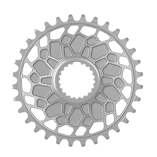 Works Components GEO Chainring, Shimano DM, 32T, Boost 3mm, Slv