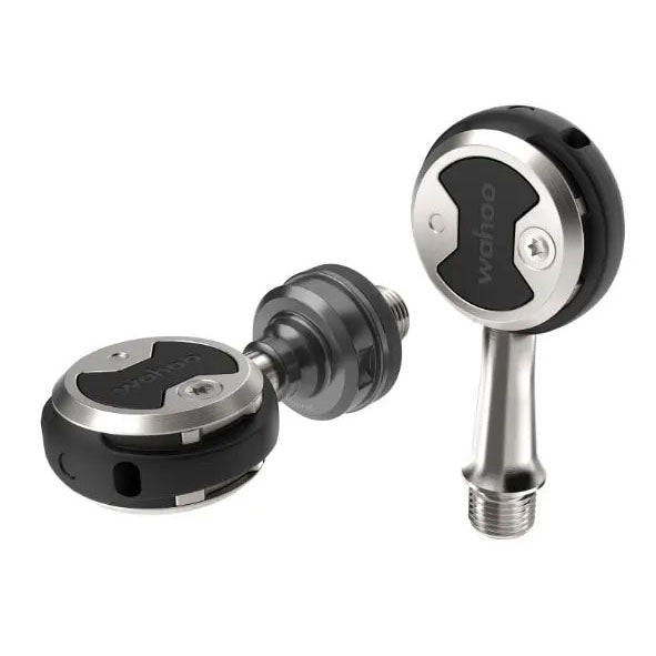 Wahoo Fitness Power Zero Single-Sided Power Pedals - Dual Sided Clipless, Composite, 9/16", Black, Pair, Single-Sensing, Speedplay