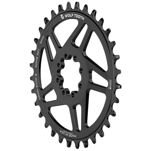 Wolf Tooth Components Elliptical 3-Bolt Boost Chainring (DropStop-B), 34T, B