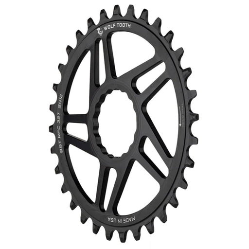 Wolf Tooth Components Cinch Boost Drop-Stop B Chainring, 32T - Black