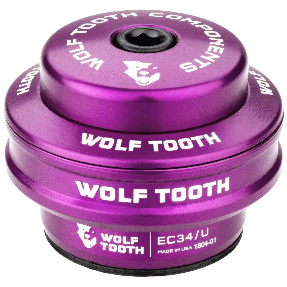 Wolf Tooth Performance Headset - EC34/28.6 Upper, 16mm Stack, Ultraviolet Purple