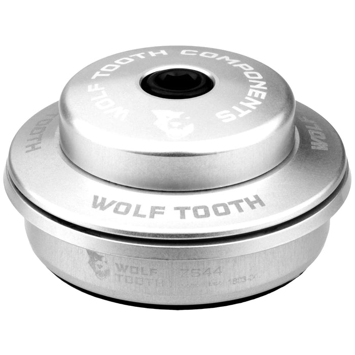 Wolf Tooth Performance Headset - ZS44/28.6 Upper, 6mm Stack, Raw Silver