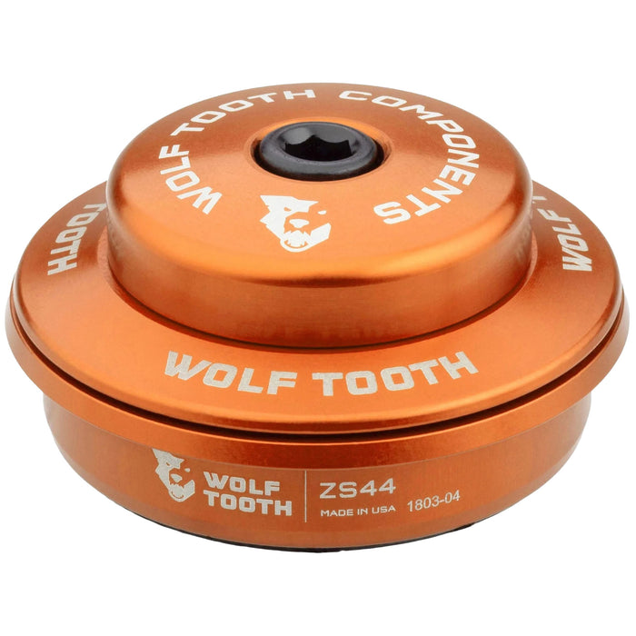 Wolf Tooth Performance Headset - ZS44/28.6 Upper, 6mm Stack, Orange