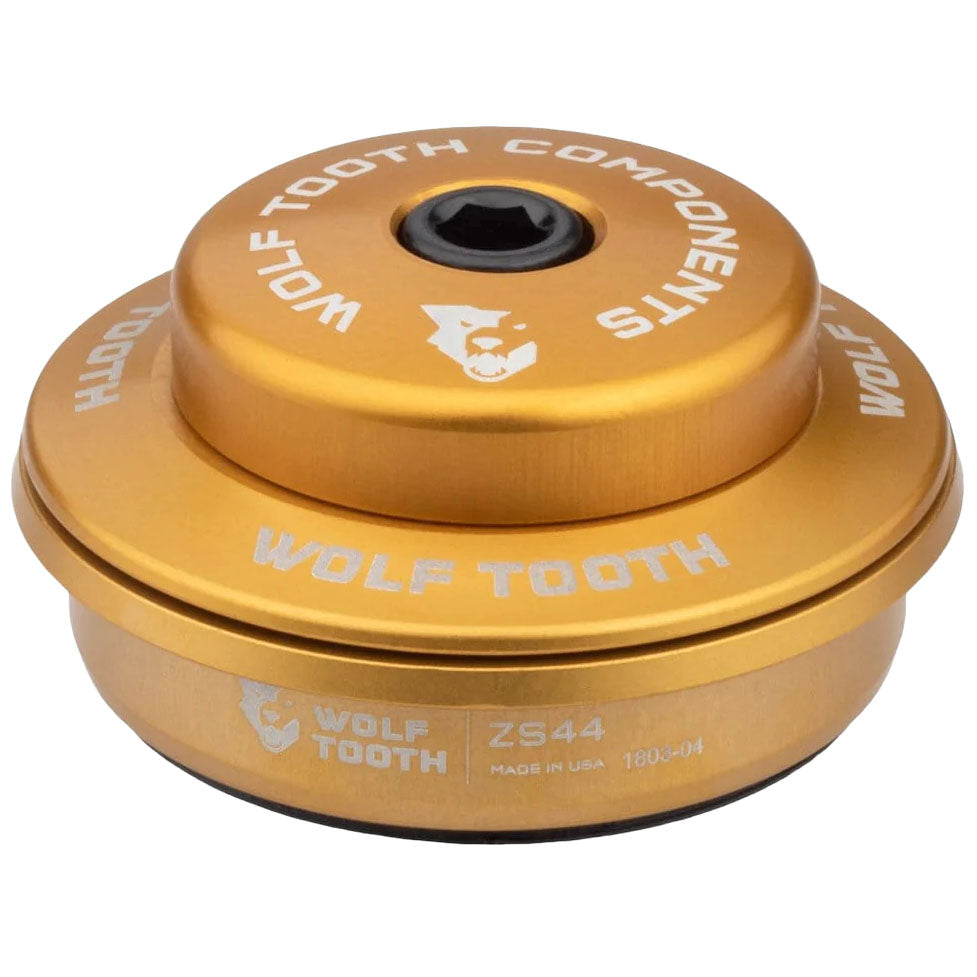 Wolf Tooth Components Upper Headset ZS44/28.6 (Performance), 6mm Stack, Gold
