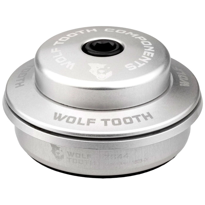 Wolf Tooth Premium Headset - ZS44/28.6 Upper, 6mm Stack, Raw Silver