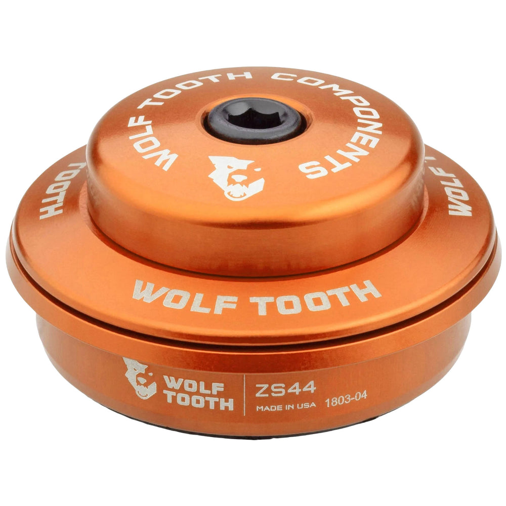 Wolf Tooth Premium Headset - ZS44/28.6 Upper, 6mm Stack, Orange