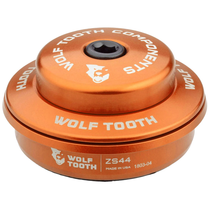 Wolf Tooth Premium Headset - ZS44/28.6 Upper, 6mm Stack, Orange