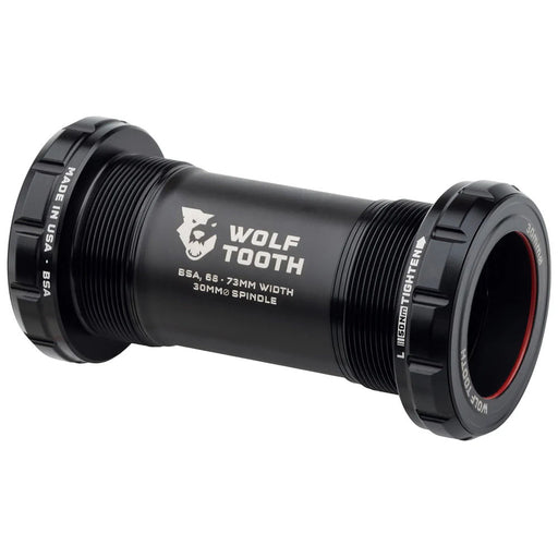 Wolf Tooth Components Bottom Bracket, BSA Shell, 30mm, Black