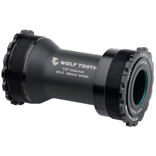 Wolf Tooth Components Bottom Bracket, T47 Internal, 24mm for Shimano, Black