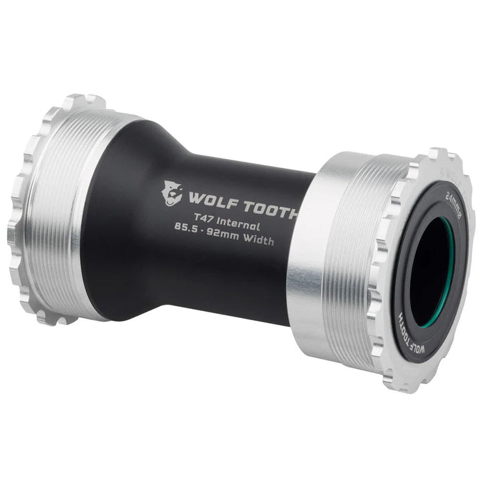 Wolf Tooth Components Bottom Bracket, T47 Internal, 24mm for Shimano, Silver