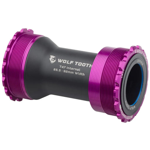 Wolf Tooth Components Bottom Bracket, T47 Internal, 29mm DUB, UV Purple
