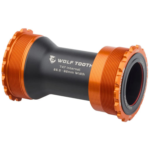 Wolf Tooth Components Bottom Bracket, T47 Internal, 30mm, Orange