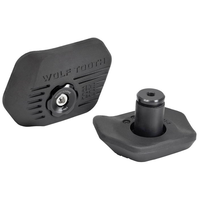 Wolf Tooth Components Locked-In Bar Ends - Black