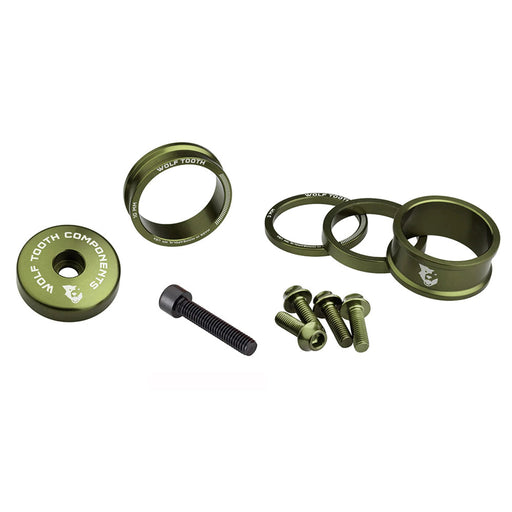 Wolf Tooth Components Anodized Bling Kit - Olive