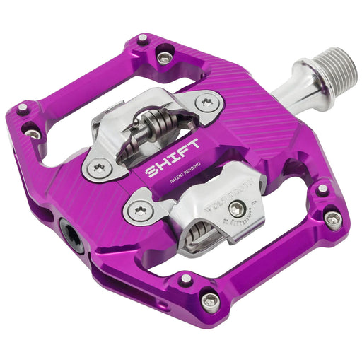Wolf Tooth Components SHIFT Downhill Clipless Pedal, Ultraviolet Purple