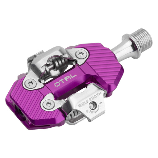 Wolf Tooth Components CTRL Trail Clipless Pedal, Ultraviolet Purple
