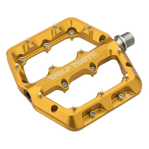 Wolf Tooth Components Waveform Platform Pedal, Large - Gold