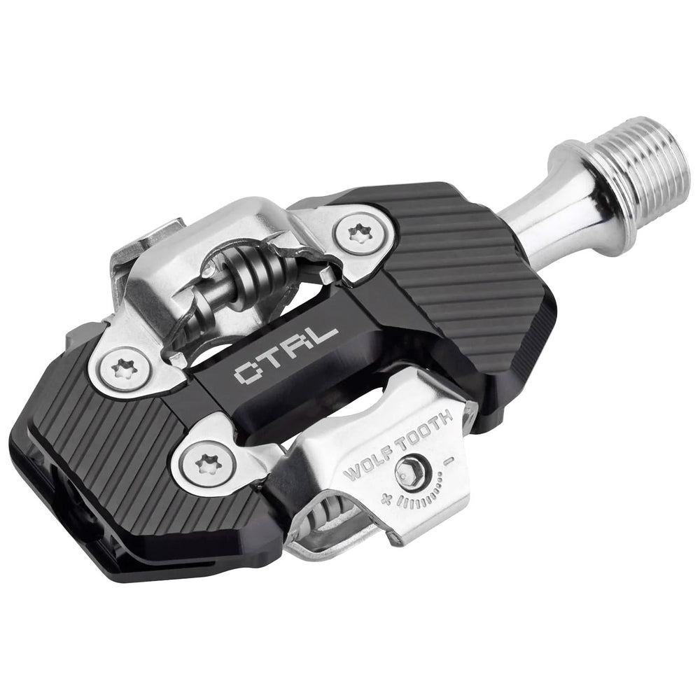 Wolf Tooth Components CTRL Trail Performance Clipless Pedal, Black