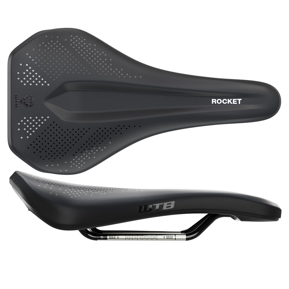 WTB Rocket Medium Titanium Fusion Form Black Saddle