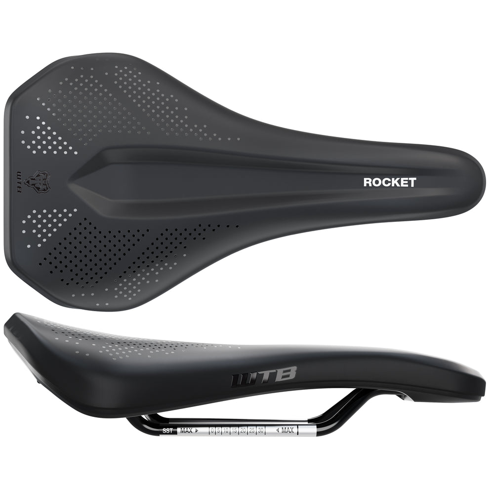 WTB Rocket Medium Stainless Fusion Form Black Saddle