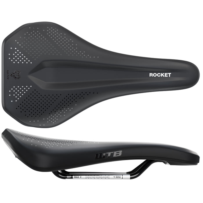 WTB Rocket Medium Stainless Fusion Form Black Saddle