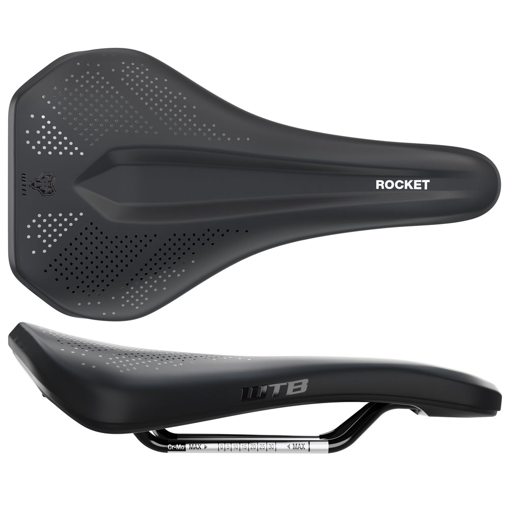 WTB Rocket Medium Cromoly Fusion Form Black Saddle