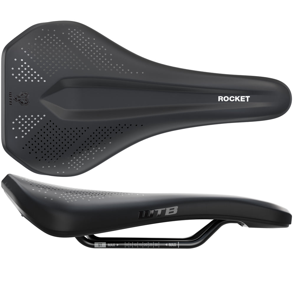 WTB Rocket Medium Steel Fusion Form Black Saddle