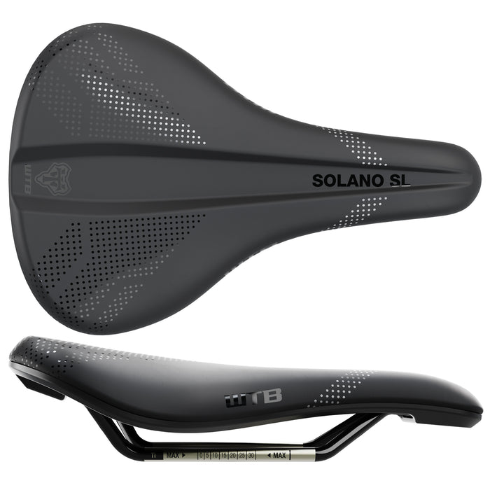 WTB Solano SL Wide Fusion Form Titanium Black Saddle