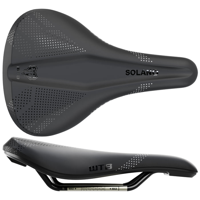 WTB Solano Wide Fusion Form Titanium Black Saddle