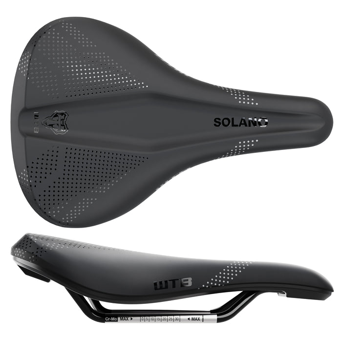 WTB Solano Wide Fusion Form Cromoly Black Saddle