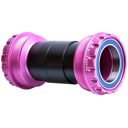 Wheels Mfg T47 Outboard Threaded BB, 30mm, Base, Pink