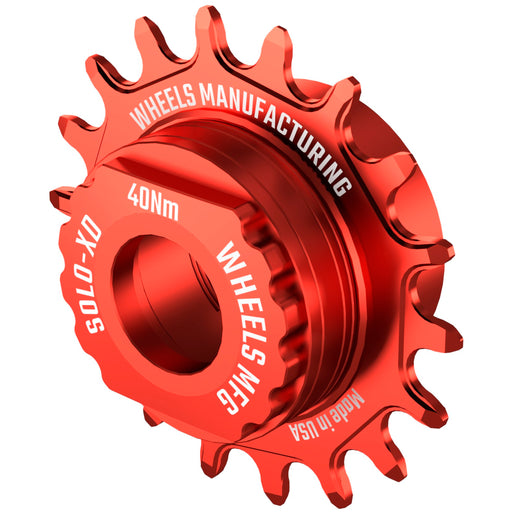 Wheels Mfg SOLO-XD Singlespeed Conversion Kit, Red