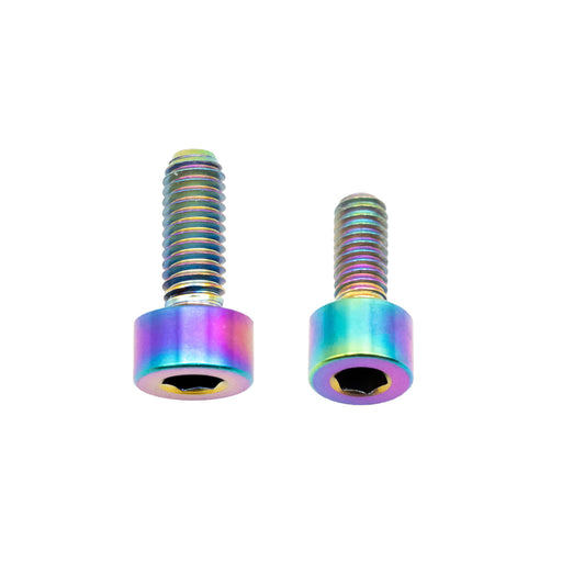 Better Bolts Fox 32 Fork Ti Bolt Kit, 2025+ Grip/Rhythm,Rainbow,2Ct