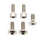 Better Bolts Fox 34 Fork Ti Bolt Kit, Fit4/GripSL, Silver, 5/Count