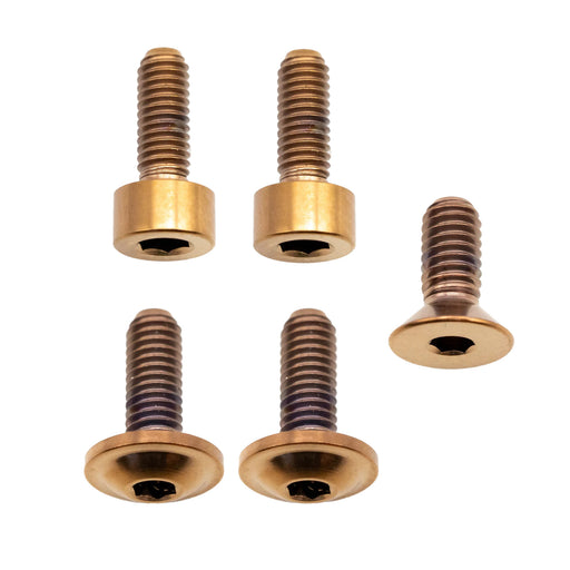 Better Bolts Fox 34 Fork Ti Bolt Kit, Fit4/GripSL, Copper,5/C