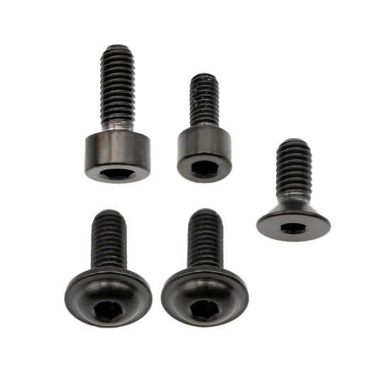 Better Bolts Fox 34 Fork Ti Bolt Kit, Grip/Rhythm, Black, 5/Count