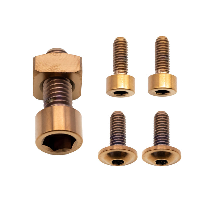Better Bolts Fox 36 Fork Ti Bolt Kit, 2021-2025 Fit4, Copper, 6/Ct