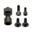Better Bolts Fox 38 Fork Ti Bolt Kit, Grip/Rhythm, Black, 6/Count
