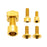 Better Bolts Fox 38 Fork Ti Bolt Kit, Grip/Rhythm, Gold, 6/Count